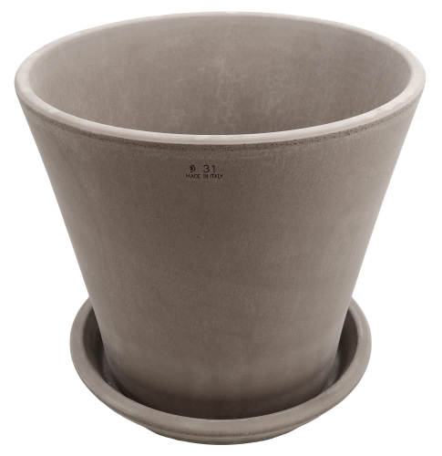 DEGREA Doniczka Ceramiczna Terakota ETNA VULCANO D31 cm + Podstawek D28 cm