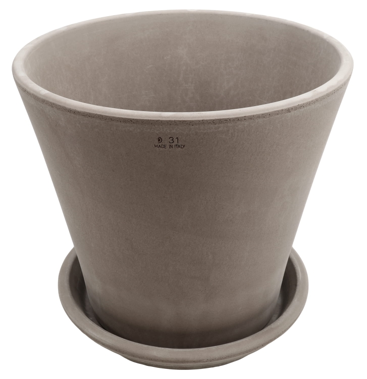 DEGREA Doniczka Ceramiczna Terakota ETNA VULCANO D31 cm + Podstawek D28 cm