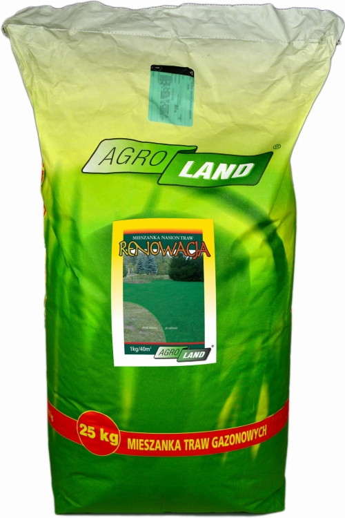 AgroLand Trawa RENOWACJA 25kg Odnowa Trawnika