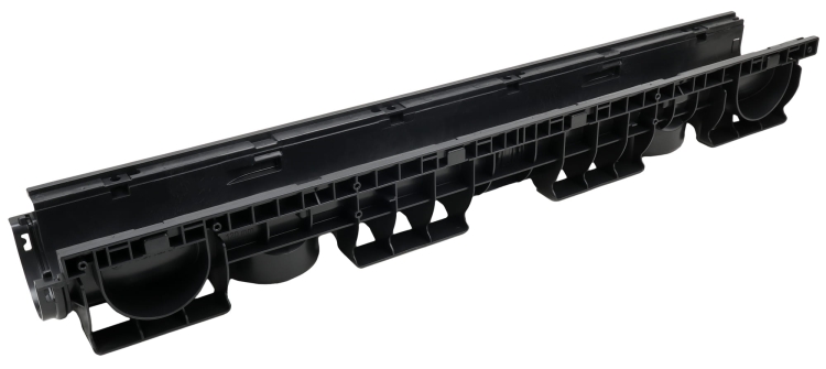 Kanał Szczelinowy H120 DN100 C250 12x16x100[cm] korytko plastikowe z nakładką szczelinową / stal ocynkowana