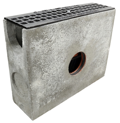 Osadnik DN100 B125 38x14x50[cm] osadnik betonowy / ruszt żeliwny