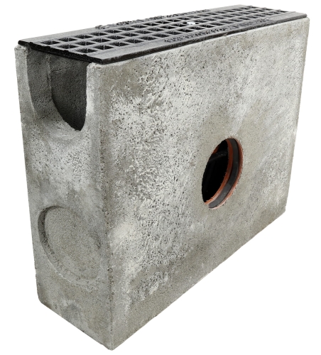 Osadnik DN100 B125 38x14x50[cm] osadnik betonowy / ruszt żeliwny