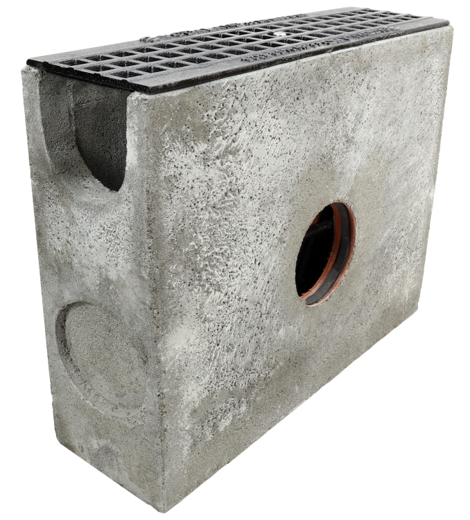 Osadnik DN100 B125 38x14x50[cm] osadnik betonowy / ruszt żeliwny
