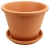 DEGREA Doniczka Ceramiczna VASO POMPEI D35 + Podstawek D31 cm