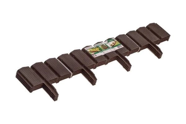 Palisada ogrodowa PA80 BR Stella Green brązowa 4 szt - 3,4m
