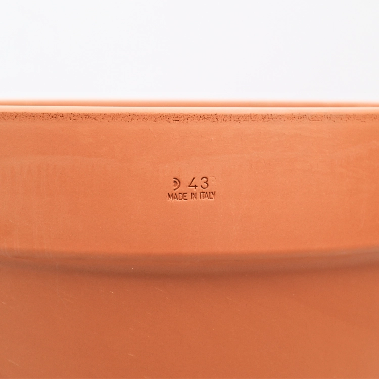 DEGREA Doniczka Włoska VASO D43 Ceramiczna Terakota 43cm Prosta Klasyczna