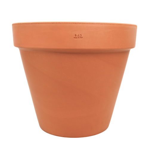 DEGREA Doniczka Włoska VASO D43 Ceramiczna Terakota 43cm Prosta Klasyczna
