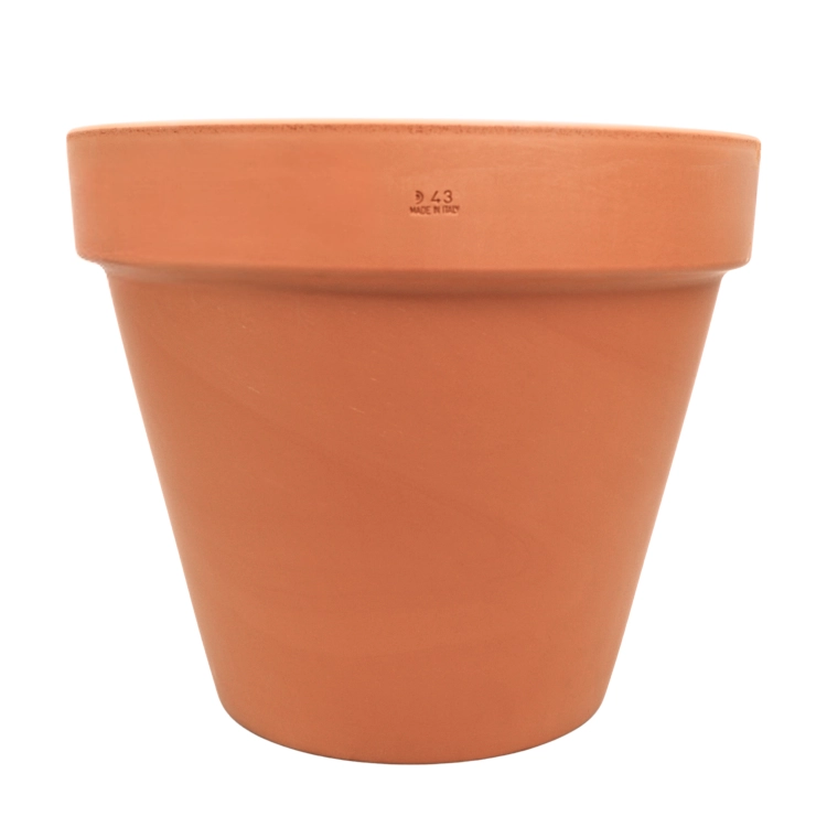 DEGREA Doniczka Włoska VASO D43 Ceramiczna Terakota 43cm Prosta Klasyczna