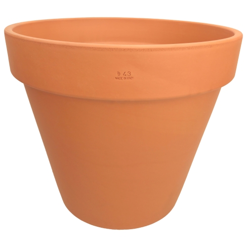 DEGREA Doniczka Włoska VASO D43 Ceramiczna Terakota 43cm Prosta Klasyczna