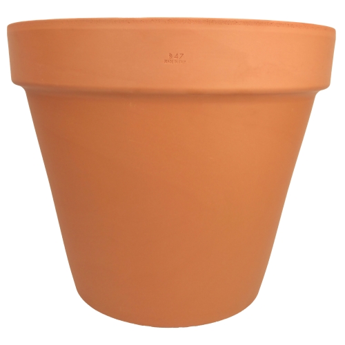 DEGREA Doniczka Włoska VASO D47 Ceramiczna Terakota 47cm Prosta Klasyczna