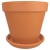 DEGREA Doniczka Włoska VASO D47 Ceramiczna Terakota 47cm Prosta Klasyczna