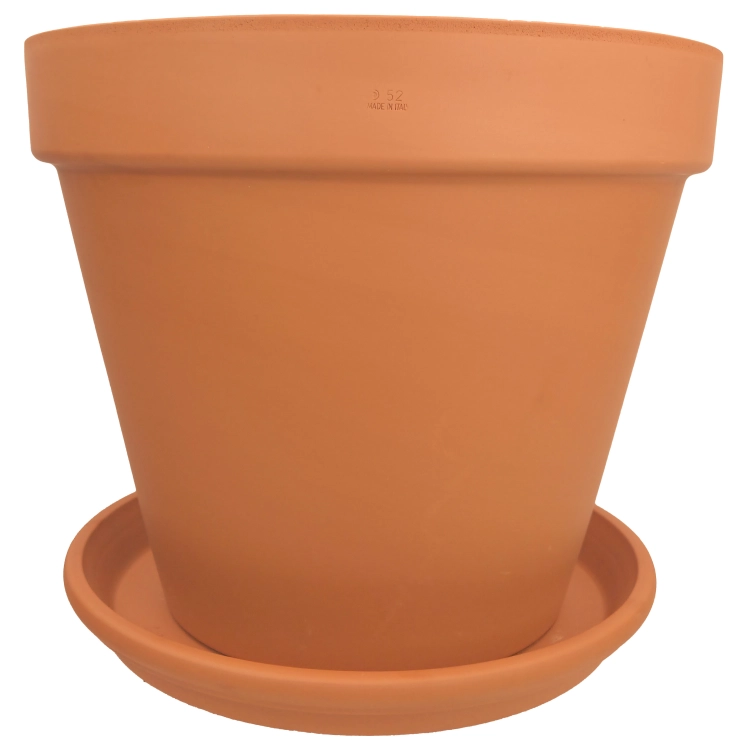 DEGREA Doniczka Włoska VASO D52 Ceramiczna Terakota 52cm Prosta Klasyczna