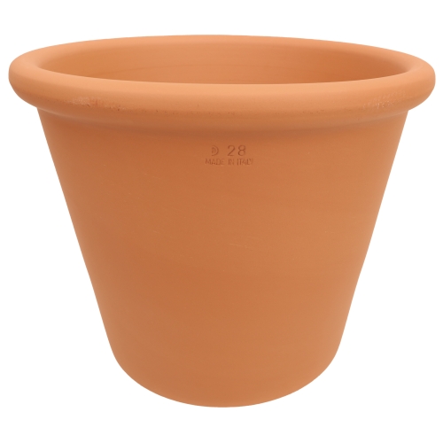 DEGREA Doniczka Włoska VASO CILINDRO D28 Ceramiczna Terakota Prosta 28cm
