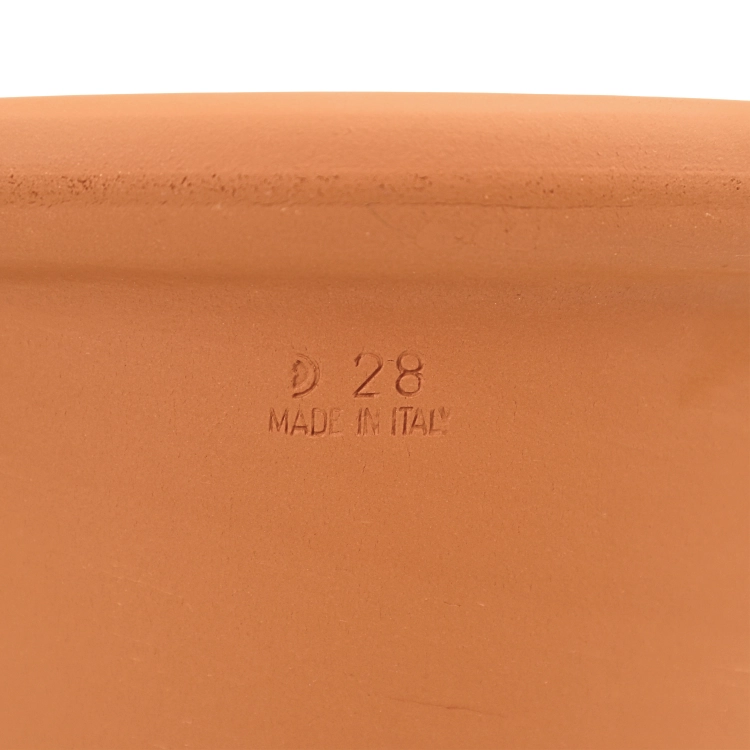 DEGREA Doniczka Włoska VASO CILINDRO D28 Ceramiczna Terakota Prosta 28cm