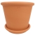 DEGREA Doniczka Włoska VASO CILINDRO D28 Ceramiczna Terakota Prosta 28cm
