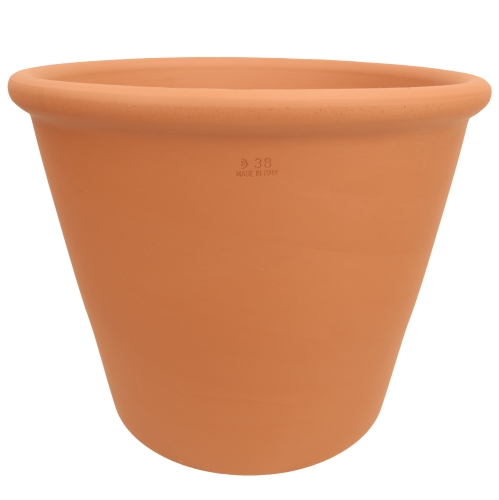 DEGREA Doniczka Włoska VASO CILINDRO D38 Ceramiczna Terakota Prosta 38cm