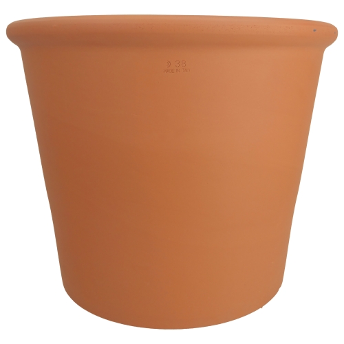 DEGREA Doniczka Włoska VASO CILINDRO D38 Ceramiczna Terakota Prosta 38cm