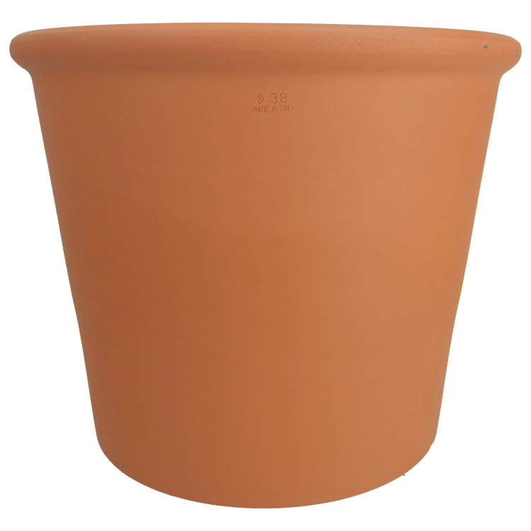 DEGREA Doniczka Włoska VASO CILINDRO D38 Ceramiczna Terakota Prosta 38cm