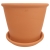 DEGREA Doniczka Włoska VASO CILINDRO D38 Ceramiczna Terakota Prosta 38cm
