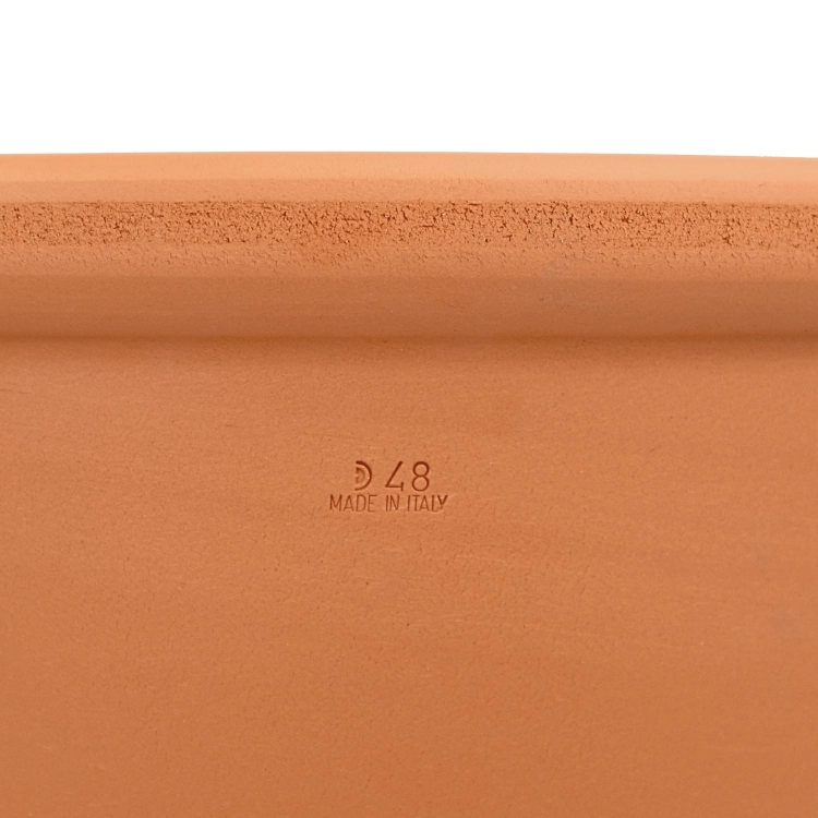 DEGREA Doniczka Włoska VASO CILINDRO D48 Ceramiczna Terakota Prosta 48cm