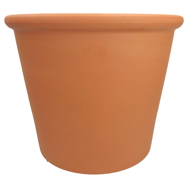 DEGREA Doniczka Włoska VASO CILINDRO D55 Ceramiczna Terakota Prosta 55cm