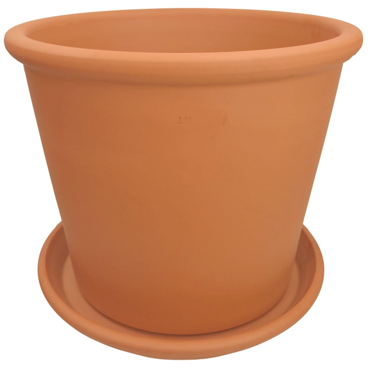 DEGREA Doniczka Włoska VASO CILINDRO D55 Ceramiczna Terakota Prosta 55cm