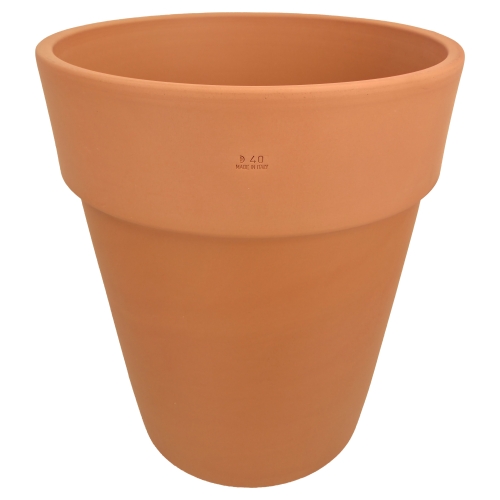 DEGREA Doniczka Włoska VASO ALTO D40 Ceramiczna Terakota Wysoka Prosta 40cm