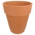 DEGREA Doniczka Włoska VASO ALTO D40 Ceramiczna Terakota Wysoka Prosta 40cm