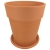 DEGREA Doniczka Włoska VASO ALTO D40 Ceramiczna Terakota Wysoka Prosta 40cm