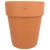 DEGREA Doniczka Włoska VASO ALTO D19 Ceramiczna Terakota + Podstawka D19