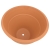 DEGREA Doniczka Włoska VASO ALTO D50 Ceramiczna Terakota + Podstawka D42