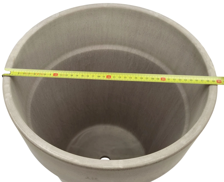 DEGREA Doniczka VASO ALTO VULCANO D40 Ceramiczna Terakota 40cm