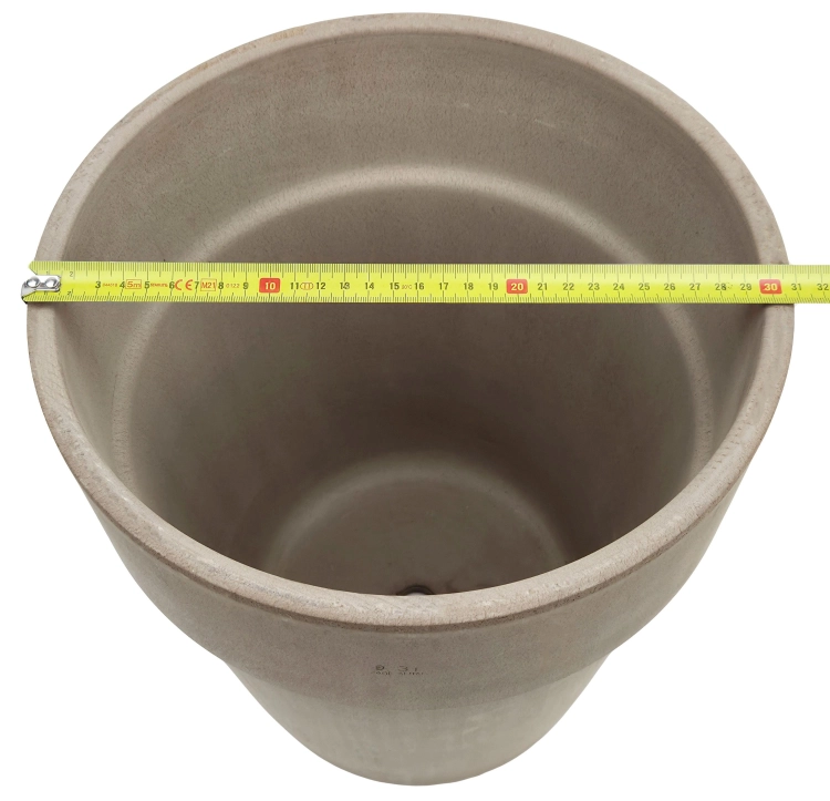 DEGREA Doniczka VASO ALTO VULCANO D31 Ceramiczna Terakota 31cm