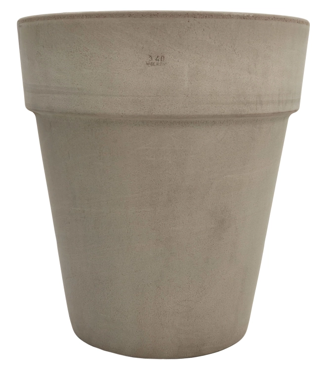 DEGREA Doniczka VASO ALTO VULCANO D40 Ceramiczna Terakota 40cm + Podstawka D36