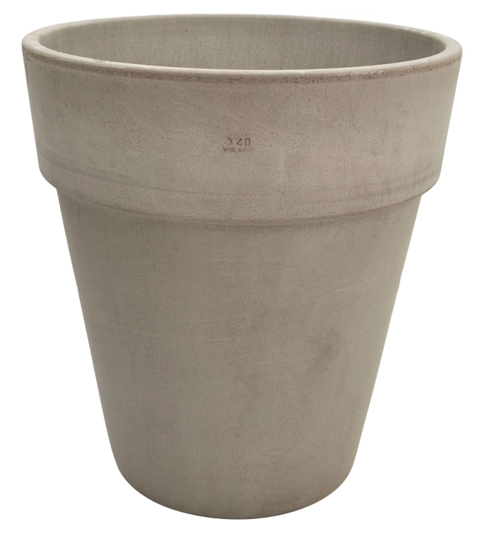 DEGREA Doniczka VASO ALTO VULCANO D40 Ceramiczna Terakota 40cm + Podstawka D36