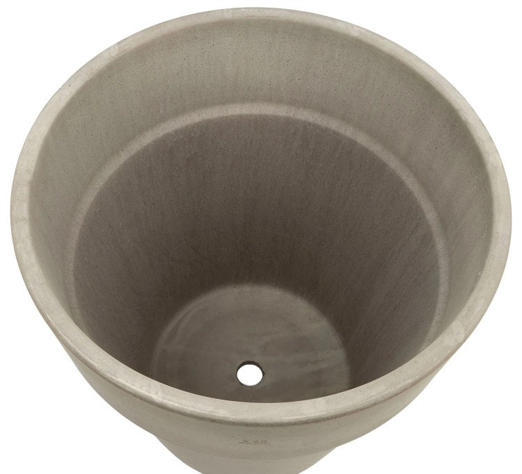 DEGREA Doniczka VASO ALTO VULCANO D40 Ceramiczna Terakota 40cm + Podstawka D36