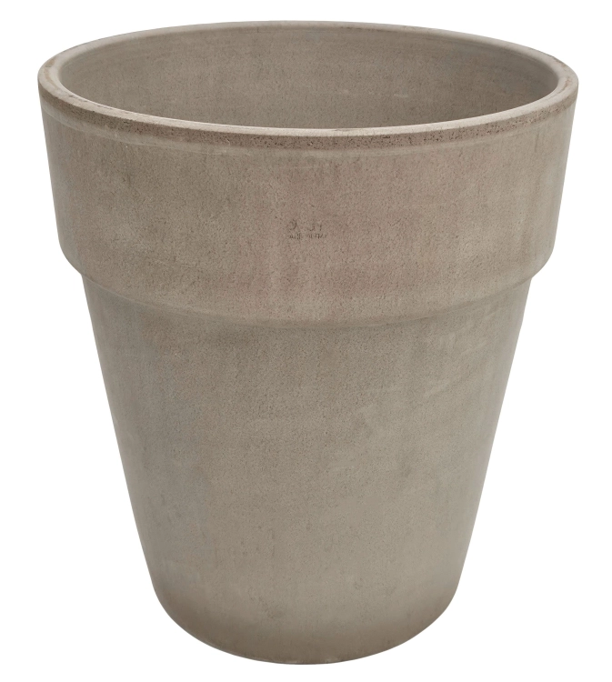 DEGREA Doniczka VASO ALTO VULCANO D31 Ceramiczna Terakota 31cm + Podstawka SOTTOVASO VULCANO D28