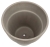 DEGREA Doniczka VASO ALTO VULCANO D31 Ceramiczna Terakota 31cm + Podstawka SOTTOVASO VULCANO D28