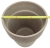 DEGREA Doniczka VASO ALTO VULCANO D31 Ceramiczna Terakota 31cm + Podstawka SOTTOVASO VULCANO D28
