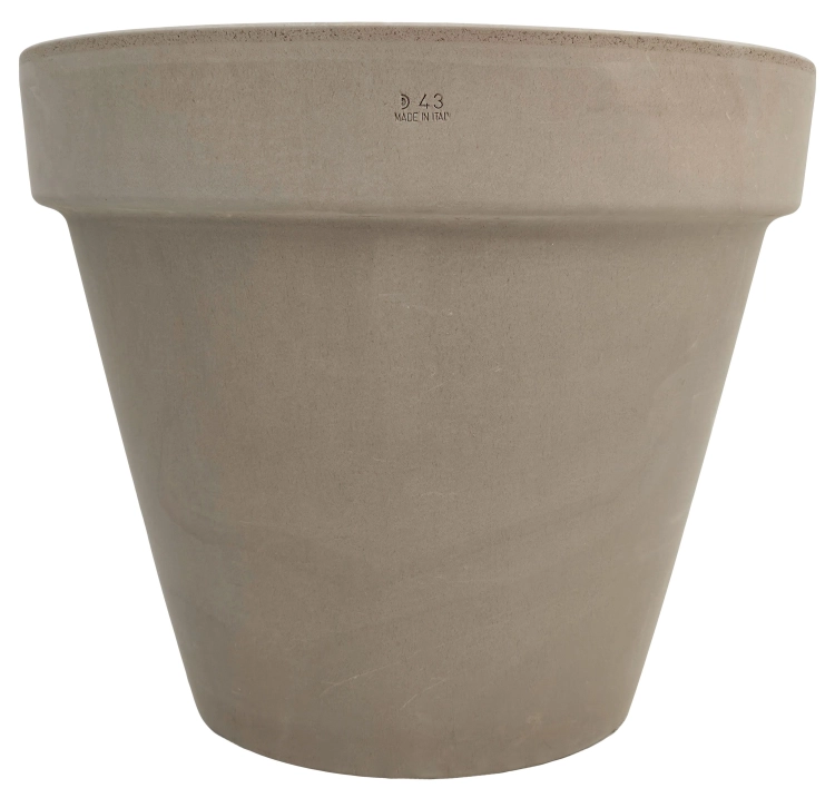 DEGREA Doniczka VASO VULCANO D43 Ceramiczna Terakota 43cm + Podstawka SOTTOVASO VULCANO D36