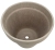DEGREA Doniczka VASO VULCANO D43 Ceramiczna Terakota 43cm + Podstawka SOTTOVASO VULCANO D36