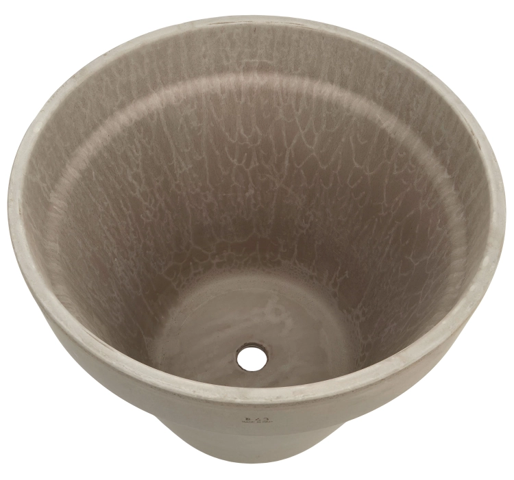 DEGREA Doniczka VASO VULCANO D43 Ceramiczna Terakota 43cm + Podstawka SOTTOVASO VULCANO D36