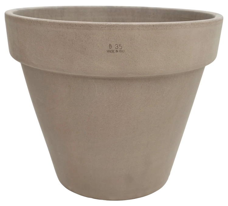 DEGREA Doniczka VASO VULCANO D35 Ceramiczna Terakota 35cm + Podstawka SOTTOVASO VULCANO D28
