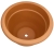 DEGREA Doniczka Zdobiona CAMPANA D42 Ceramiczna Terakota 42cm + Podstawka SOTTOVASO D31