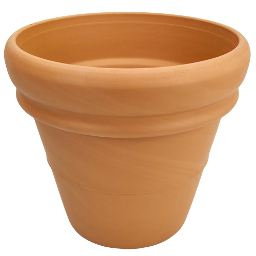 DEGREA Doniczka Vaso DOPPIO BORDO D35 Ceramiczna Terakota 35cm