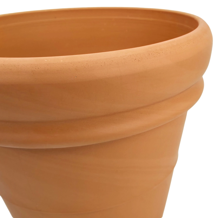 DEGREA Doniczka Vaso DOPPIO BORDO D35 Ceramiczna Terakota 35cm