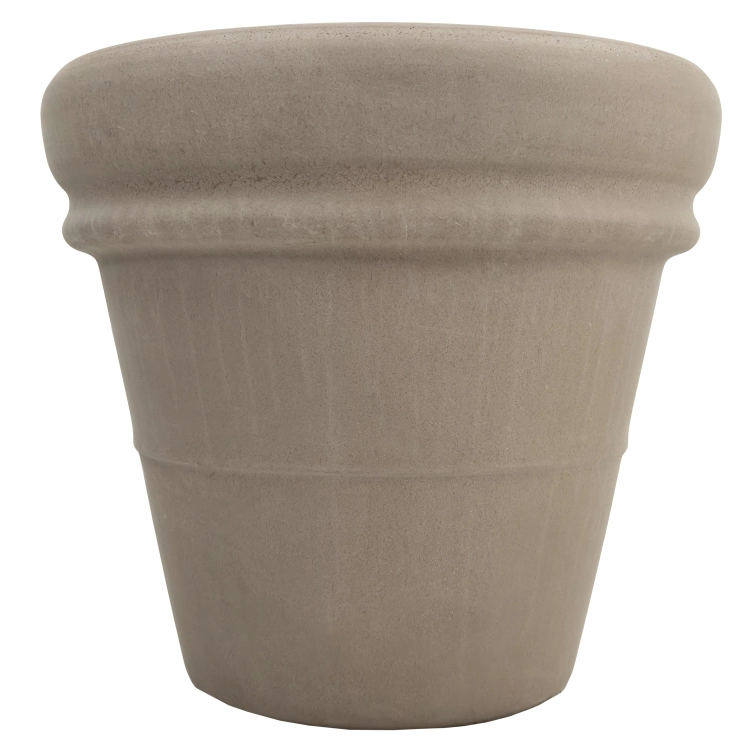 DEGREA Doniczka Vaso VULCANO DOPPIO BORDO D35 Ceramiczna Terakota 35cm