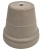 DEGREA Doniczka Vaso VULCANO DOPPIO BORDO D35 Ceramiczna Terakota 35cm