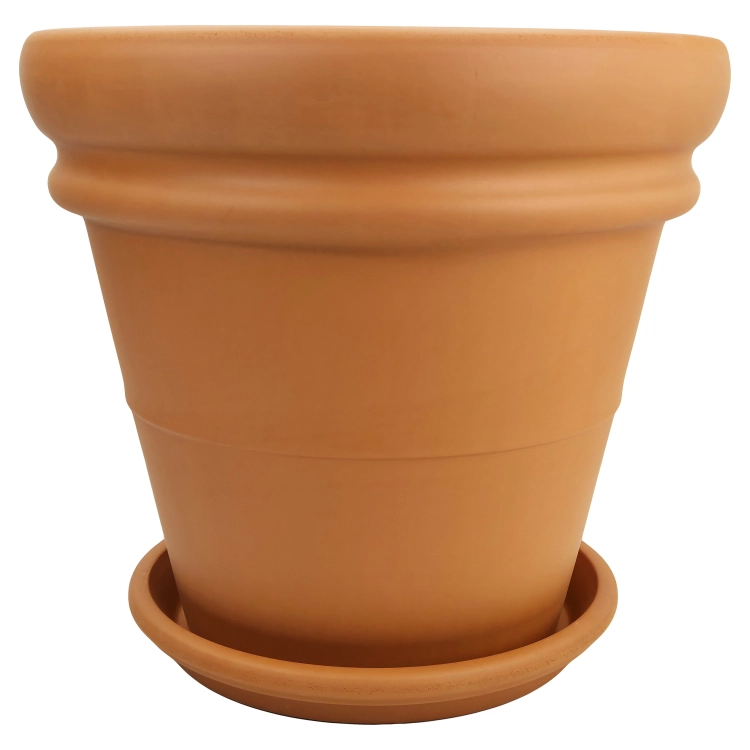 DEGREA Doniczka Vaso DOPPIO BORDO D45 Ceramiczna Terakota 45cm