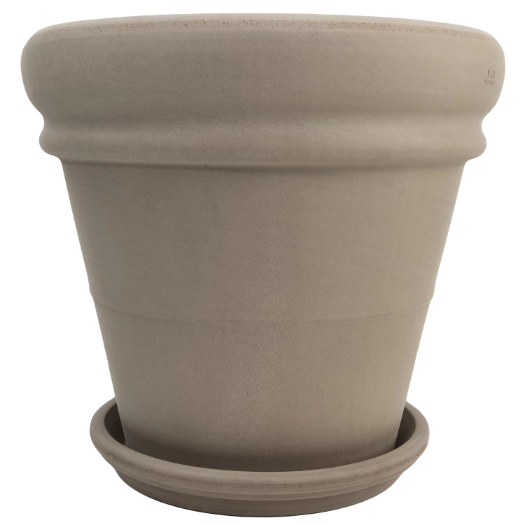 DEGREA Doniczka Vaso VULCANO DOPPIO BORDO D40 Ceramiczna Terakota 40cm